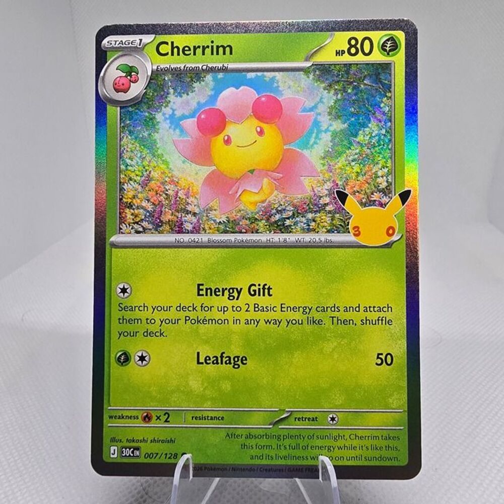 Cherrim #7 Pokemon 30th Celebration